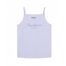 PEPE JEANS ANASTASIA PG502834-800 ΦΑΝΕΛΑΚΙ ΛΕΥΚΟ